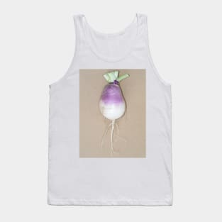 Freshly harvested turnip (Brassica rapa subsp. rapa) taproot Tank Top